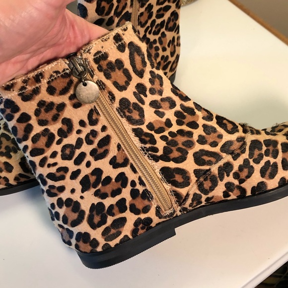 NWOT-LOFT Chelsea Bootie Leopard Print - Picture 6 of 7